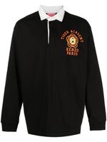 Kenzo Tiger Academy cotton polo shirt - Noir - thumbnail