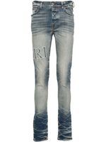 AMIRI jean skinny Core à patch logo - Bleu