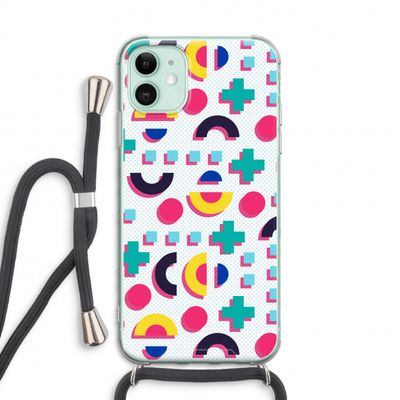 8-bit N°2: iPhone 11 Transparant Hoesje met koord
