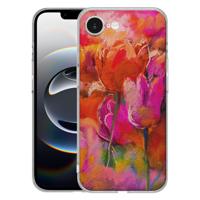 TPU Hoesje iPhone 16e - Tulips Backcover TPU Hoesje iPhone 16e - Tulips Backcover