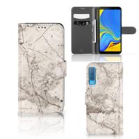 Samsung Galaxy A7 (2018) | Bookcase | Marmer Beige