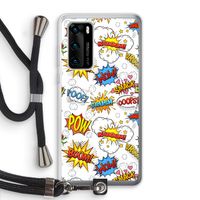 Pow Smack: Huawei P40 Transparant Hoesje met koord