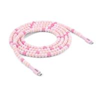 club3D CAC-3010 USB-C Adapter [1x USB-C stekker - 1x USB-C stekker] Pink 2 m