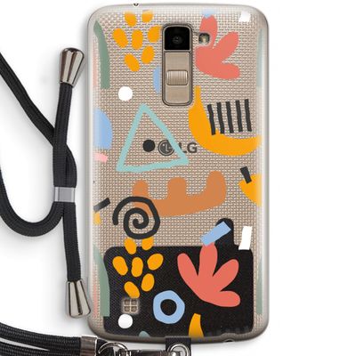 Abstract: LG K10 (2016) Transparant Hoesje met koord