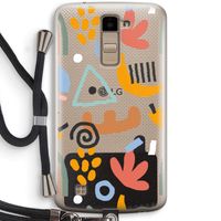 Abstract: LG K10 (2016) Transparant Hoesje met koord