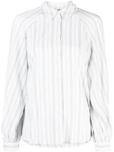 Tommy Hilfiger chemise rayée à manches raglan - Blanc