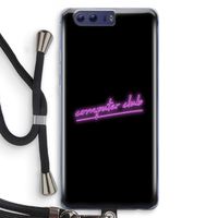 Vice Black: Honor 9 Transparant Hoesje met koord
