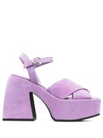 Nodaleto sandales à brides croisées 120 mm - Violet