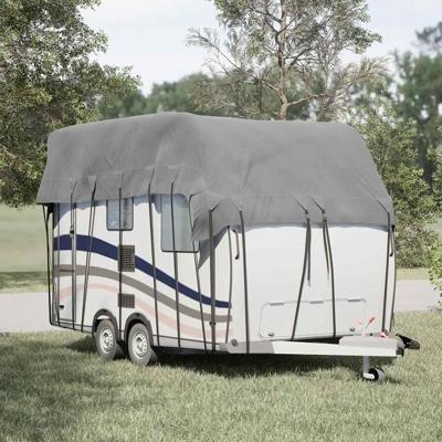 Caravan dakbedekking 600x300 cm vliesvlies grijs
