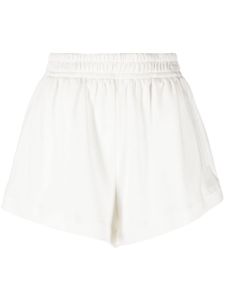 STYLAND short en coton biologique à taille haute - Blanc