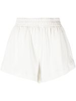 STYLAND short en coton biologique à taille haute - Blanc