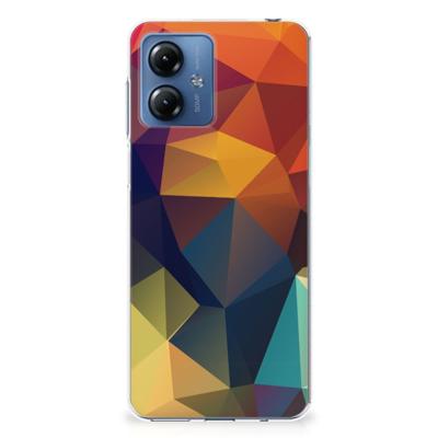 Motorola Moto G14 | TPU Hoesje | Polygon Color