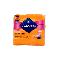 Libresse Ultra thin ultra triple protection 16 Stuks
