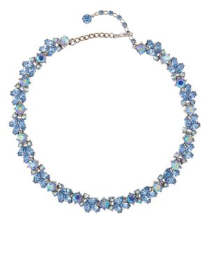 Susan Caplan Vintage collier Trifari serti de cristaux (années 1950) - Argent