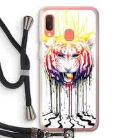 Fading: Samsung Galaxy A20e Transparant Hoesje met koord
