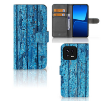 Xiaomi 13 Book Style Case Wood Blue