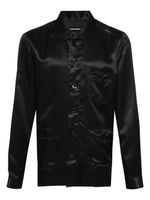 TOM FORD chemise de pyjama en soie - Noir - thumbnail