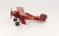 Miniatuurmodel Tin vliegtuig Rode Baron - thumbnail