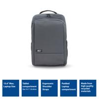 ACT Move rugzak voor laptops tot 15,6” gemaakt van gerecyclede plastic flessen - thumbnail