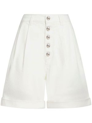 ETRO bermuda à boutonnière devant - Blanc