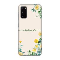 Gele bloemen: Volledig geprint Samsung Galaxy S20 Hoesje