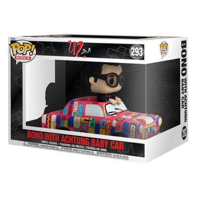 U2 POP! Rides Super Deluxe Vinyl Figure AB Car w/Bono 15cm