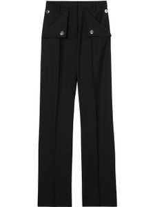 Burberry pantalon de costume à détail de poche - Noir