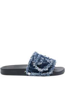 Diesel claquettes Sa-Slide D Denim - Bleu