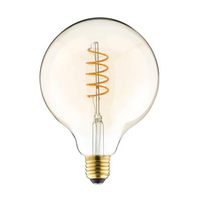 Leen Bakker - Calex LED-globelamp 2 - Goudkleur - E27 - Glas - Goudkleurig - H17 Cm