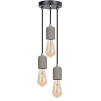 Concrete 3 lichts hanglamp