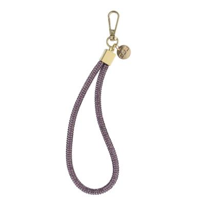 Telefoonkoord Diamond - Paars - Goud Telefoonkoord Diamond - Paars - Goud