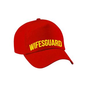 Lifeguard verkleed pet - rood - strandwacht/carnaval outfit - unisex - volwassenen
