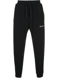 Delantic pantalon de jogging à logo brodé - Bleu