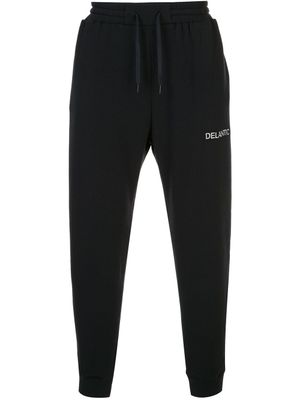 Delantic pantalon de jogging à logo brodé - Bleu