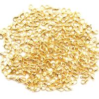 1000 stuks 12mm DIY Sieraden accessoires kwalitatief hoogwaardige legering kreeft Claw(Gold)