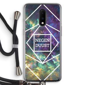 Negenduust ruimte: OnePlus 7 Transparant Hoesje met koord