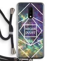 Negenduust ruimte: OnePlus 7 Transparant Hoesje met koord