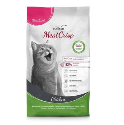 PLATINUM MeatCrisp Sterilised Chicken - droog kattenvoer - 1,5kg
