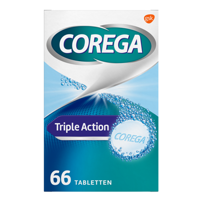 Corega Triple Action Gebitsprothese Tabletten