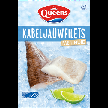 Queens Kabeljauwfilet met Huid 375g bij Jumbo