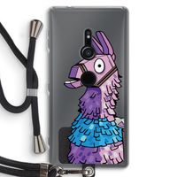 Lama: Sony Xperia XZ2 Transparant Hoesje met koord