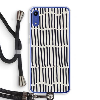 Moroccan stripes: Honor Play 8A Transparant Hoesje met koord