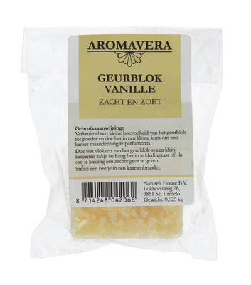 Aroma Vera Geurblok Vanille
