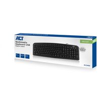 ACT AC5405 toetsenbord USB AZERTY Belgisch Zwart - thumbnail