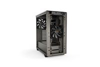 BeQuiet Pure Base 500 Windows Midi-tower PC-behuizing, Gaming-behuizing Metallic, Grijs 2 voorgeïnstalleerde ventilators, Zijvenster, Stoffilter, Geluidsdemping - thumbnail