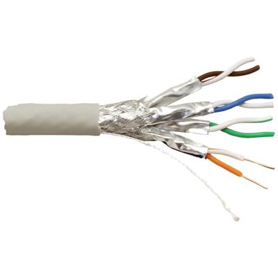 Value 21990886 Netwerkkabel CAT 7 S/FTP Grijs 100 m