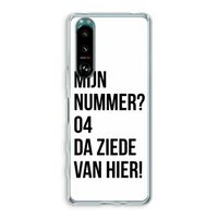 Da ziede van hier: Sony Xperia 5 III Transparant Hoesje