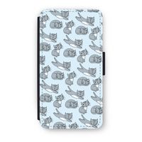 Poezen: iPhone XS Flip Hoesje
