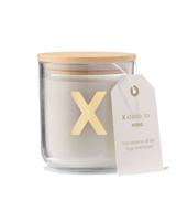 HEMA Kaars in glas Ø8x10cm letter X