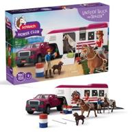 Schleich 42705 Horse Club Series Pick-uptruck en grote paardentrailer figuur